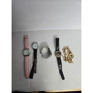 Lot Of 5 Womens Watches For Cleaning And Repair Including Limited Edition...